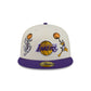 Space Jam x Los Angeles Lakers Tune Squad Chrome White 59FIFTY Fitted Hat