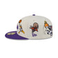 Space Jam x Los Angeles Lakers Tune Squad Chrome White 59FIFTY Fitted Hat