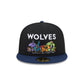 Space Jam x Minnesota Timberwolves Monstars Black 59FIFTY Fitted Hat