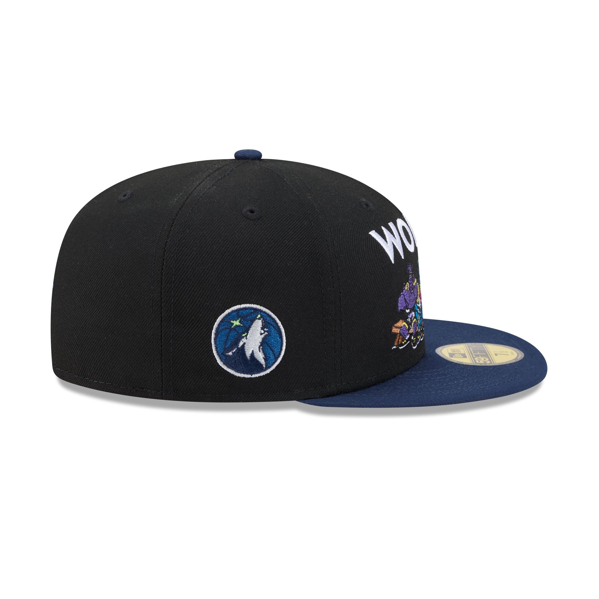 Space Jam x Minnesota Timberwolves Monstars Black 59FIFTY Fitted