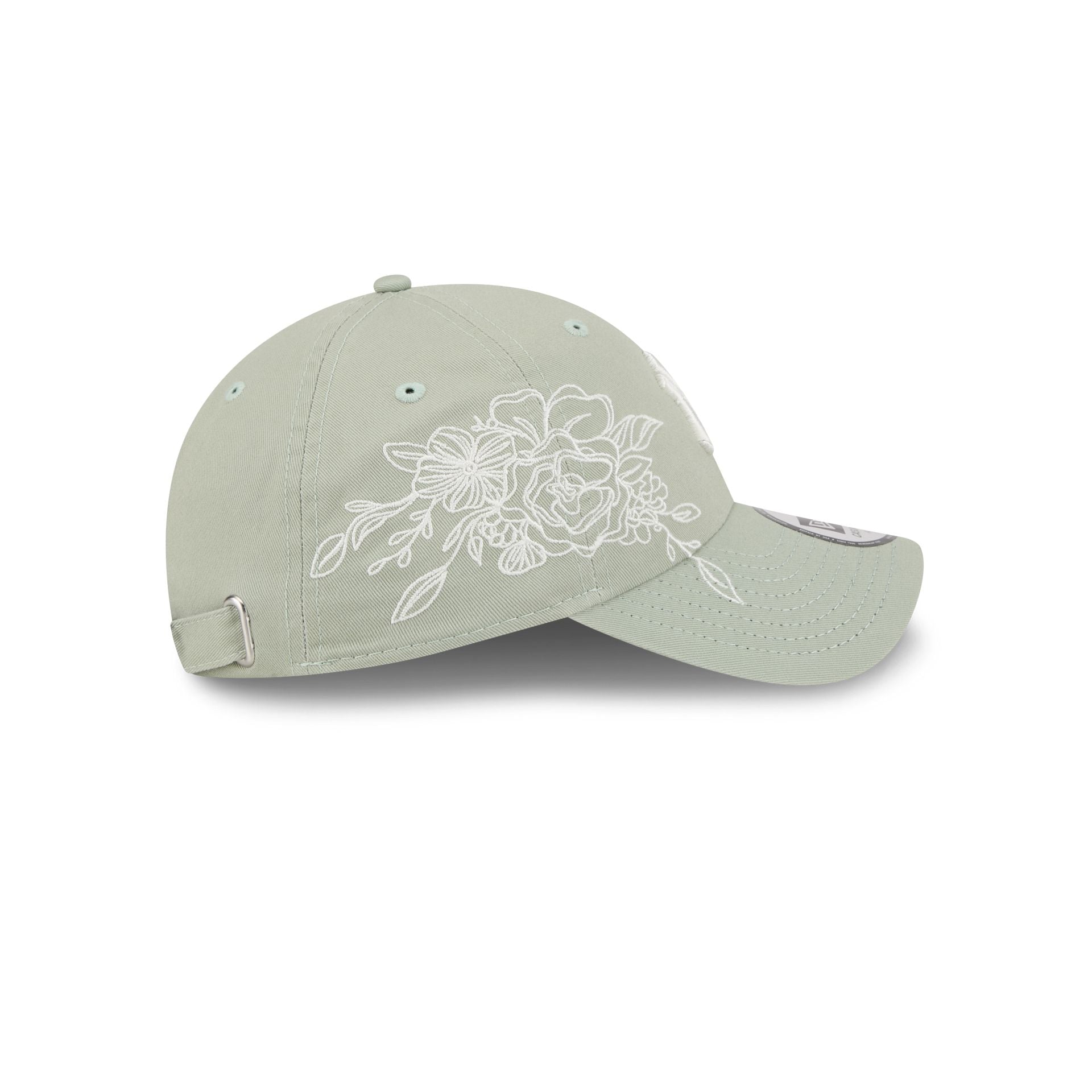 New York Yankees Stitched Flowers Casual Classic Adjustable Hat