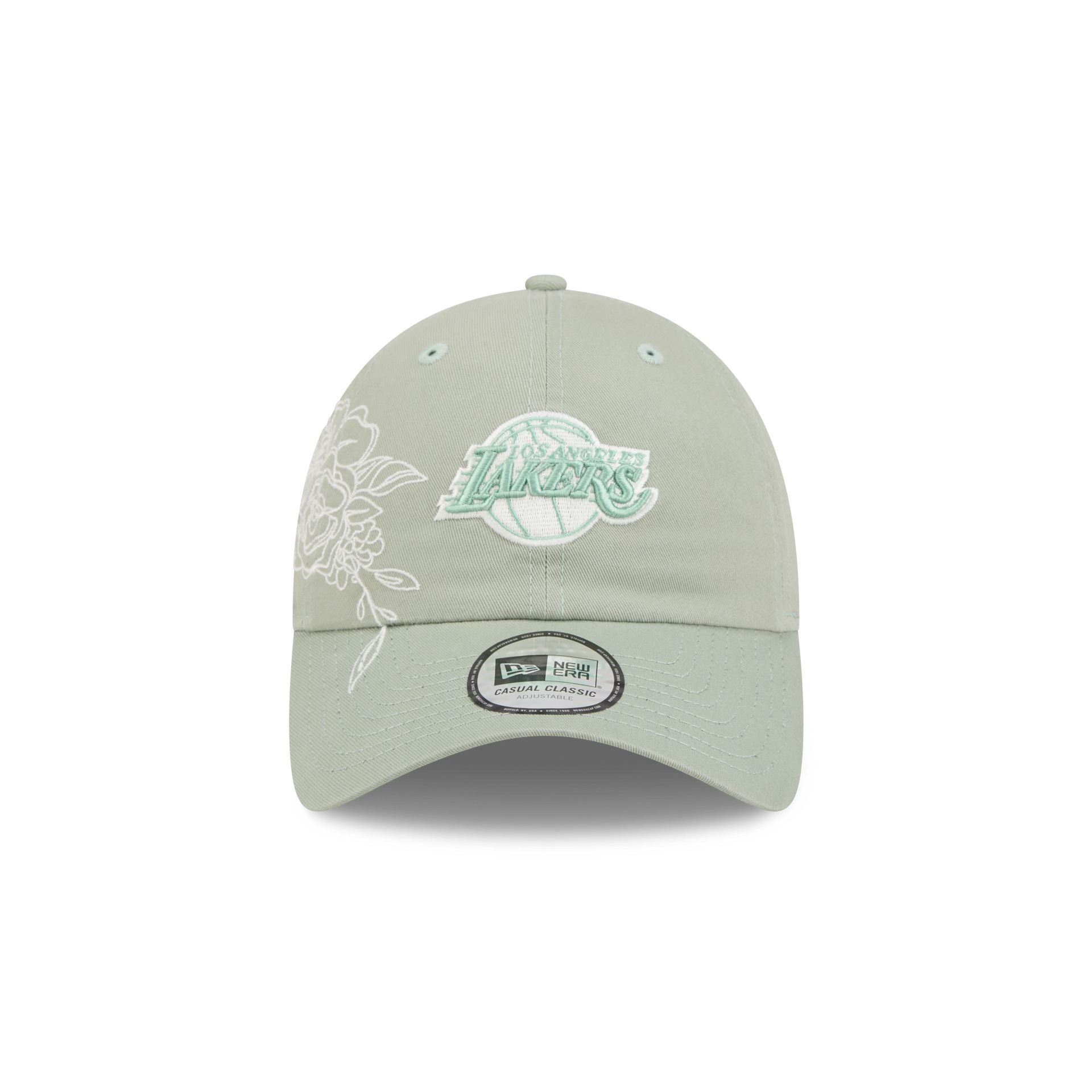 Los Angeles Lakers Stitched Flowers Casual Classic Adjustable Hat