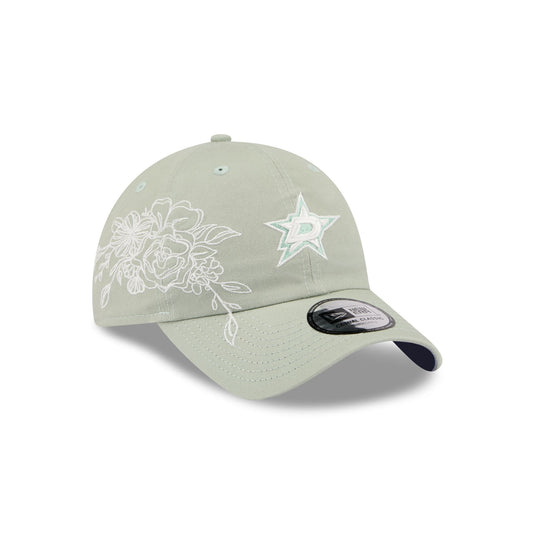 Dallas Stars Stitched Flowers Casual Classic Adjustable Hat - New Era Cap