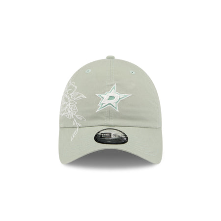Dallas Stars Stitched Flowers Casual Classic Adjustable Hat