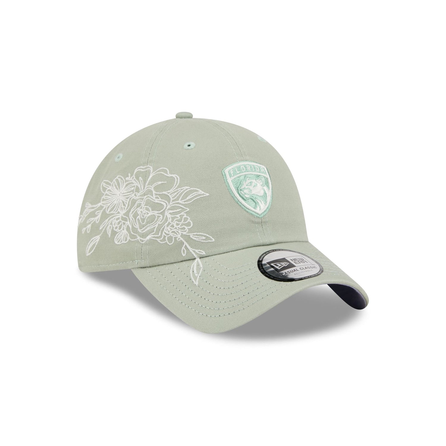 Florida Panthers Stitched Flowers Casual Classic Adjustable Hat