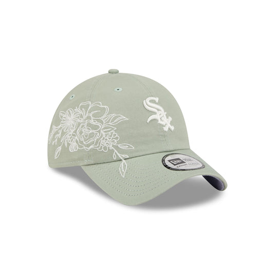 Chicago White Sox Stitched Flowers Casual Classic Adjustable Hat - New Era Cap