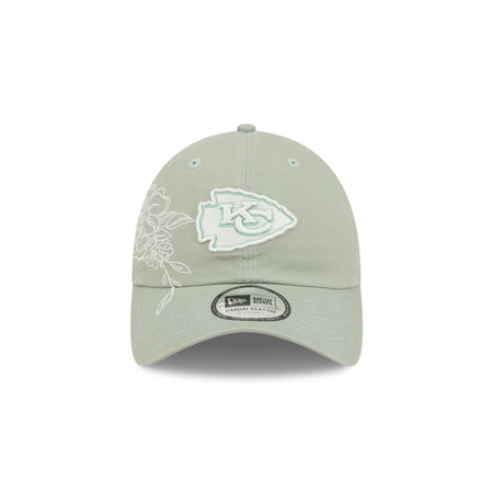 Kansas City Chiefs Stitched Flowers Casual Classic Adjustable Hat