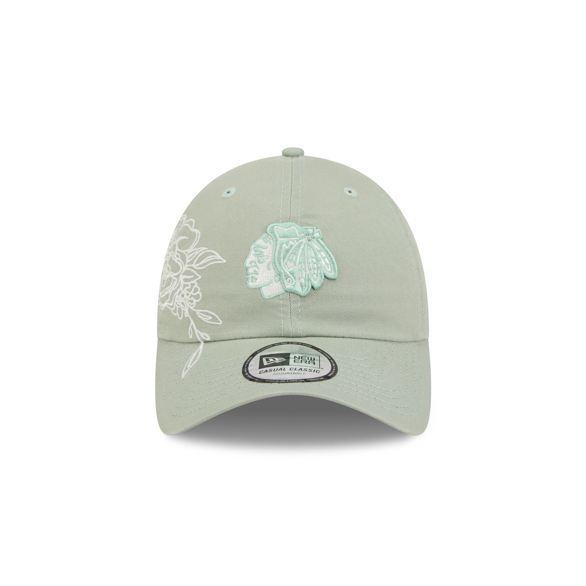 Chicago Blackhawks Stitched Flowers Casual Classic Adjustable Hat