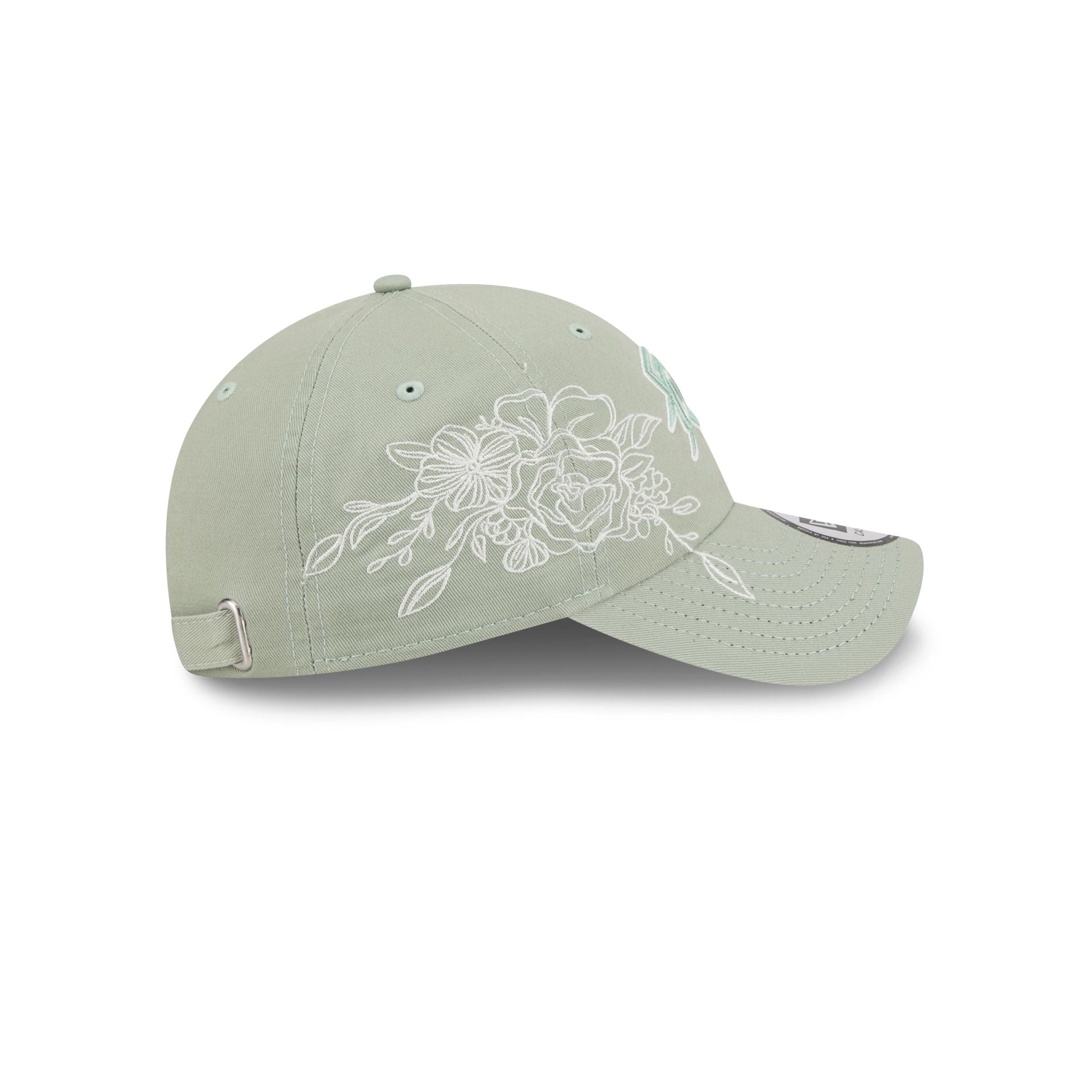 Oklahoma City Thunder Stitched Flowers Casual Classic Adjustable Hat