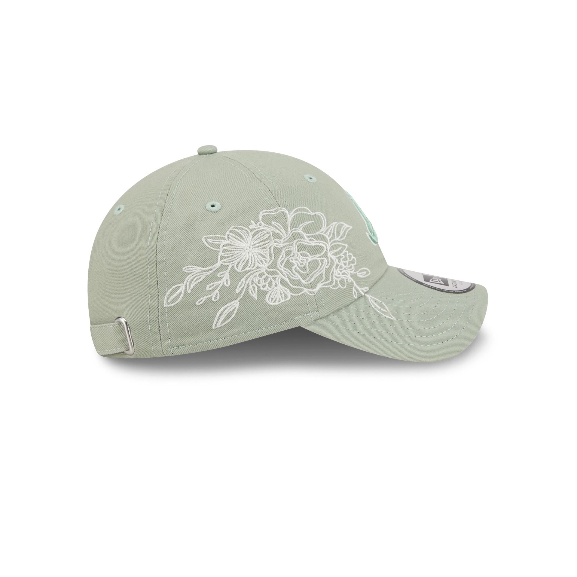 Atlanta Braves Stitched Flowers Casual Classic Adjustable Hat