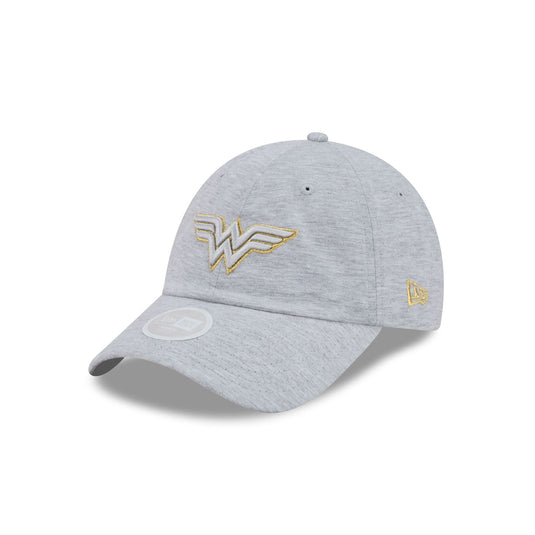 Wonder Woman Heather Gray Women's Open Back Ponytail Hat - New Era Cap