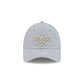 Wonder Woman Heather Gray Women's Open Back Ponytail Hat