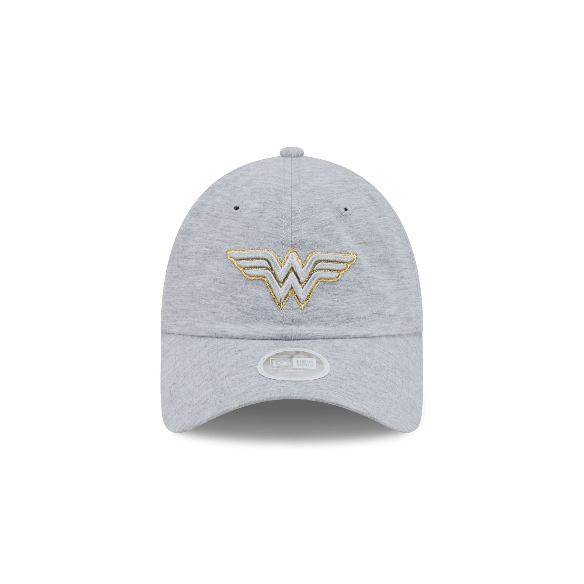 Wonder Woman Heather Gray Women's Open Back Ponytail Hat