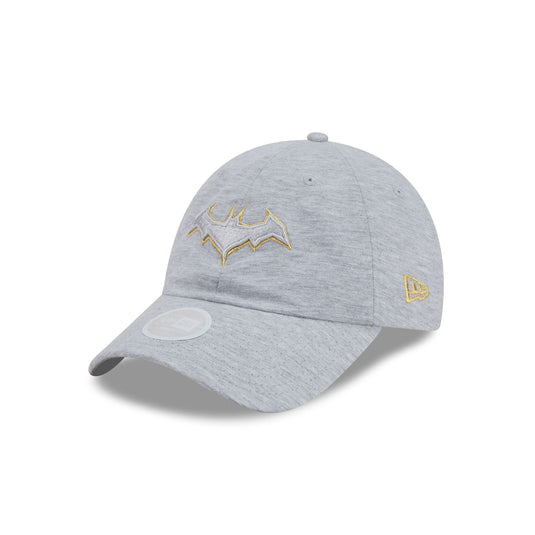 Batgirl Women's Heather Gray Open Back Ponytail Hat - New Era Cap