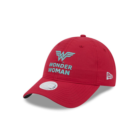Wonder Woman Women's Red Open Back Ponytail Hat - New Era Cap