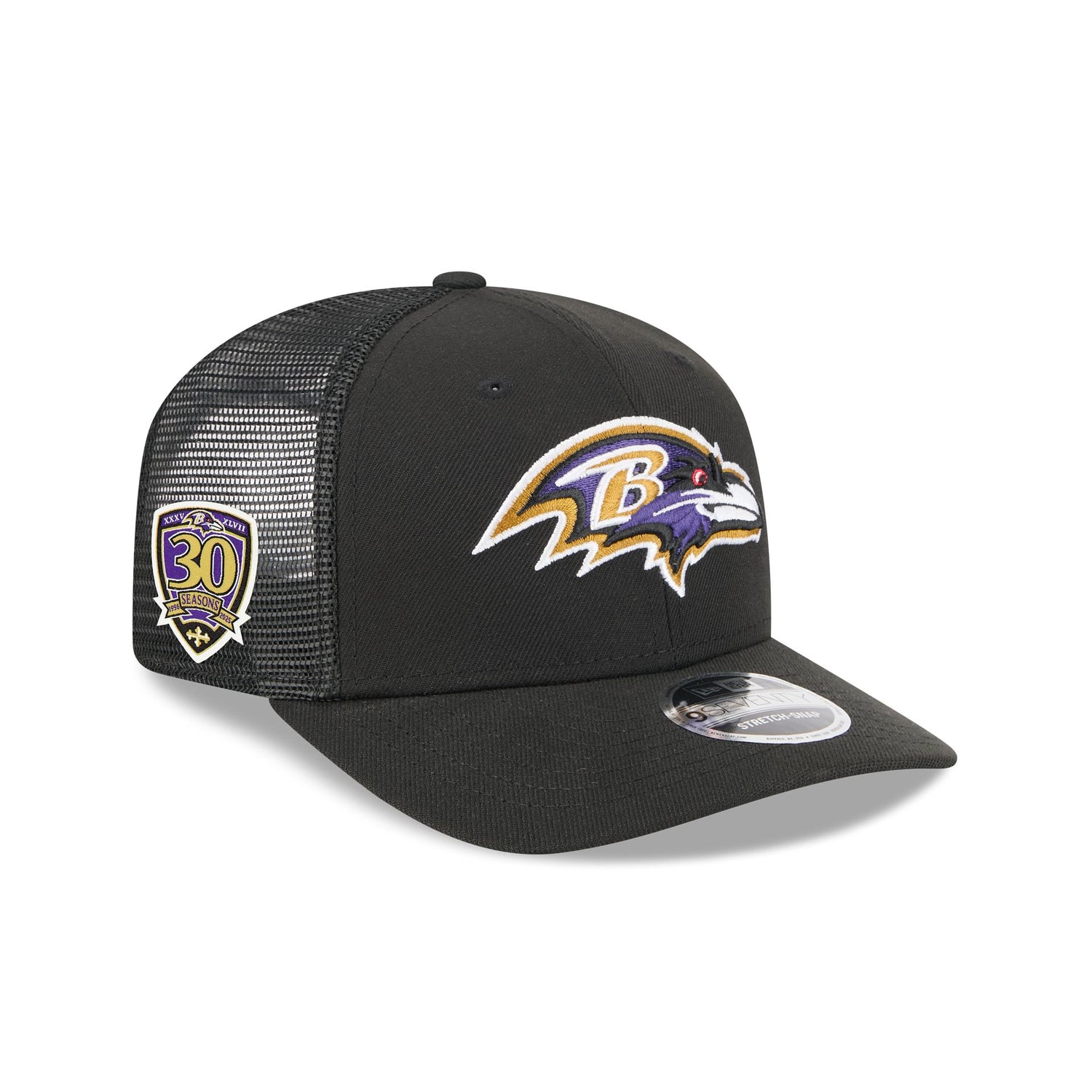 Baltimore Ravens 30th Anniversary 9SEVENTY Trucker Hat