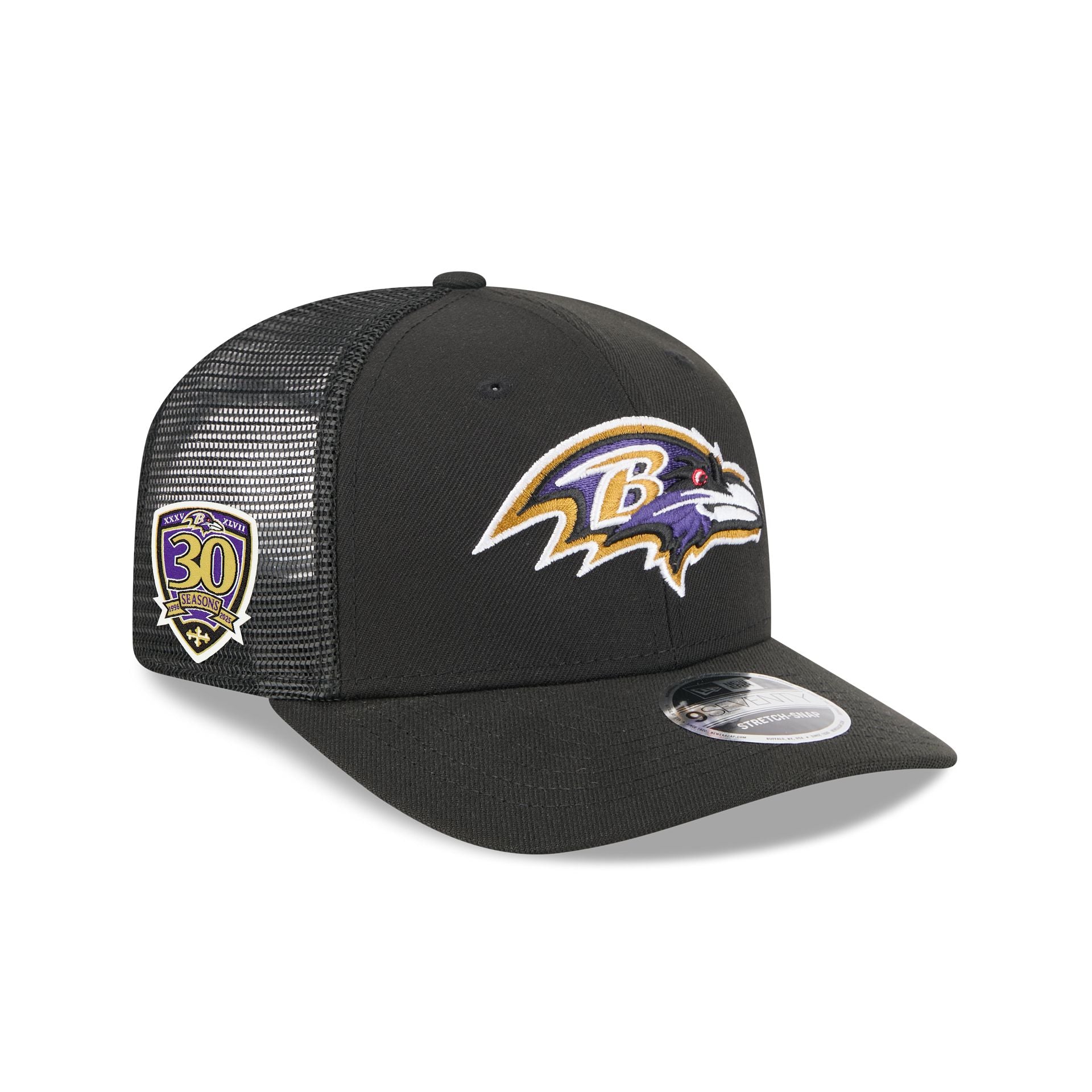 Baltimore Ravens 30th Anniversary 9SEVENTY Trucker Hat