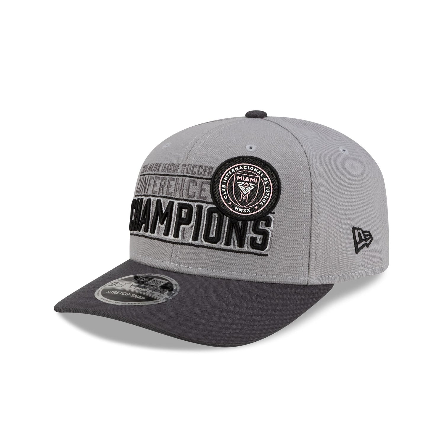 Inter Miami 2025 Conference Champions 9SEVENTY Stretch-Snap Hat