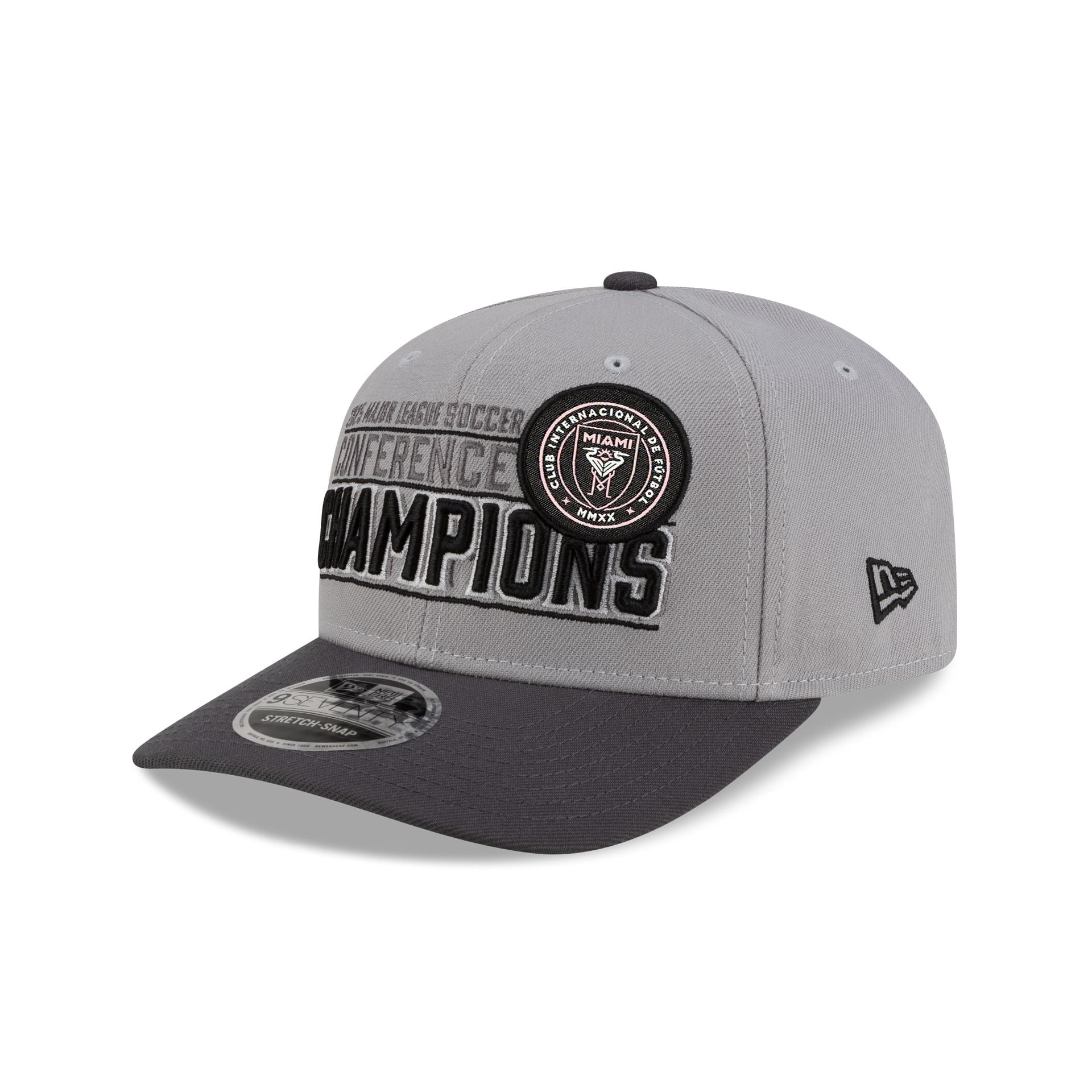 Inter Miami 2025 Conference Champions 9SEVENTY Stretch-Snap Hat