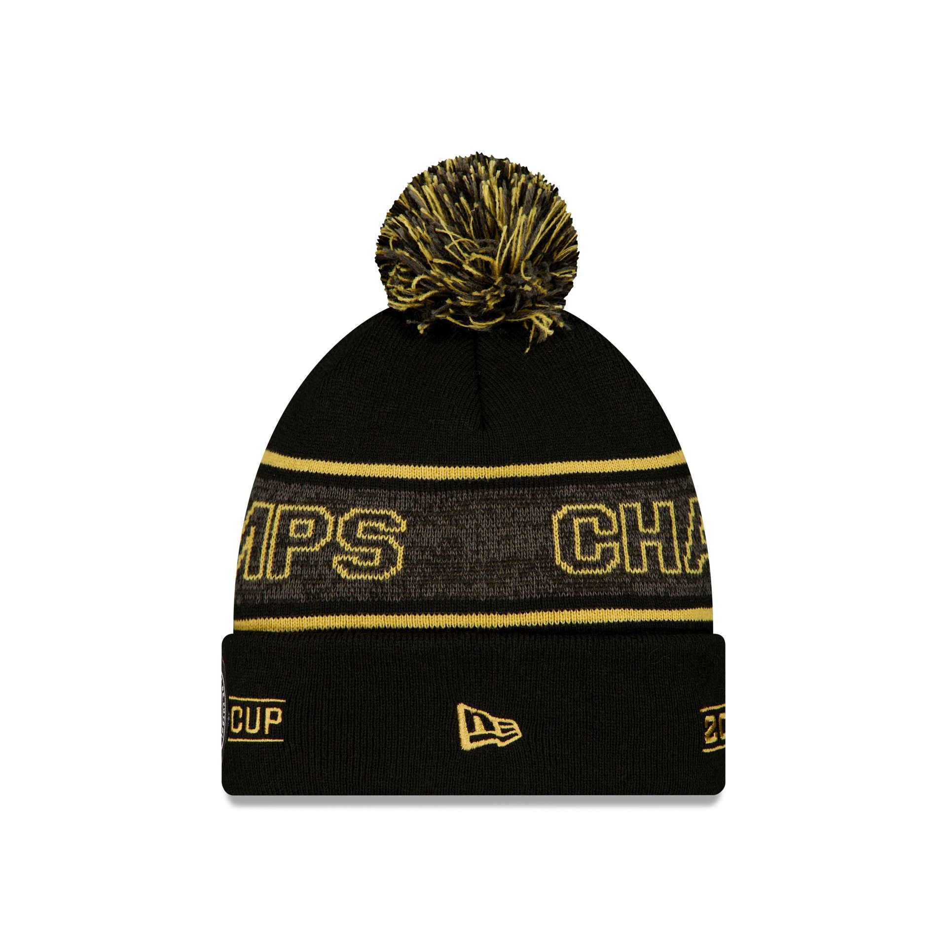 Inter Miami 2025 Cup Champions Pom Knit Hat