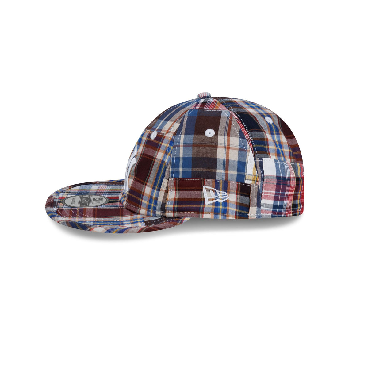 New York Yankees Red Plaid 9TWENTY Adjustable Hat