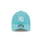 New York Yankees Spring Pastel Aqua 9FORTY Snapback Hat
