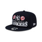 New York Yankees Throwback 9FIFTY Snapback Hat