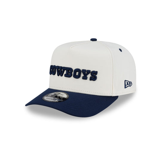 Dallas Cowboys Two Tone Team Wordmark 9FIFTY A-Frame Snapback Hat