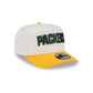 Green Bay Packers Two Tone Team Wordmark 9FIFTY A-Frame Snapback Hat