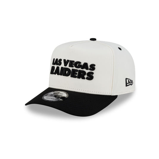Las Vegas Raiders Two Tone Team Wordmark 9FIFTY A-Frame Snapback Hat