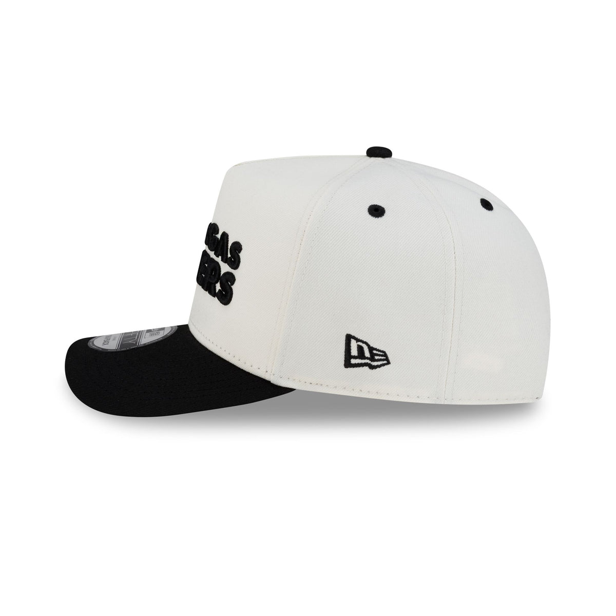 Las Vegas Raiders Two Tone Team Wordmark 9FIFTY A-Frame Snapback Hat