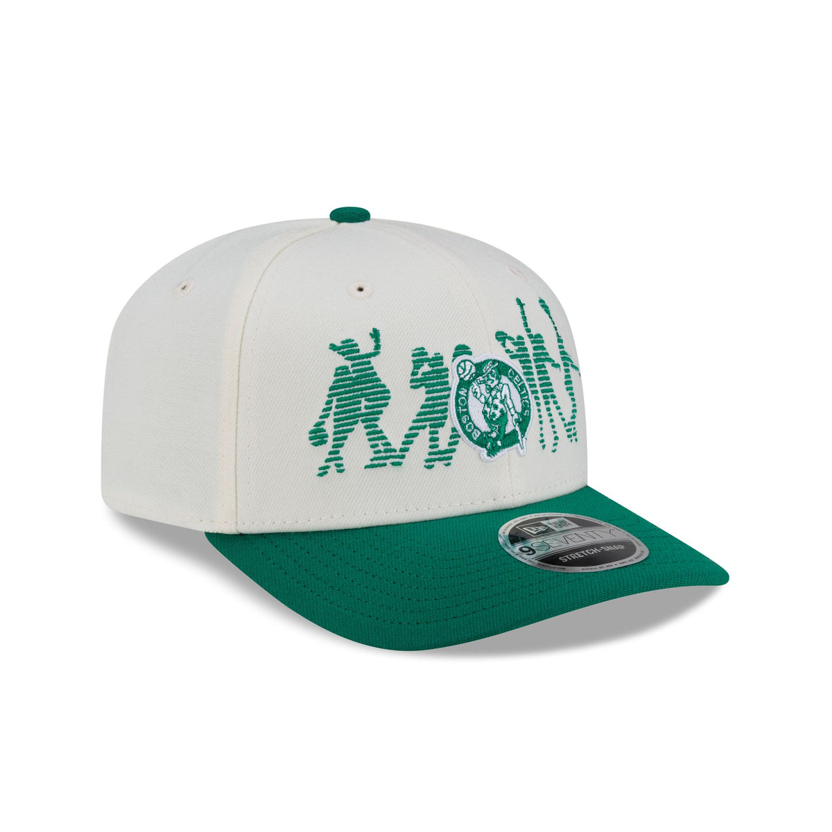 Boston Celtics Game Time 9SEVENTY Stretch-Snap Hat