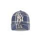 Ralph Lauren x New York Yankees Plaid 9FORTY A-Frame Trucker Hat