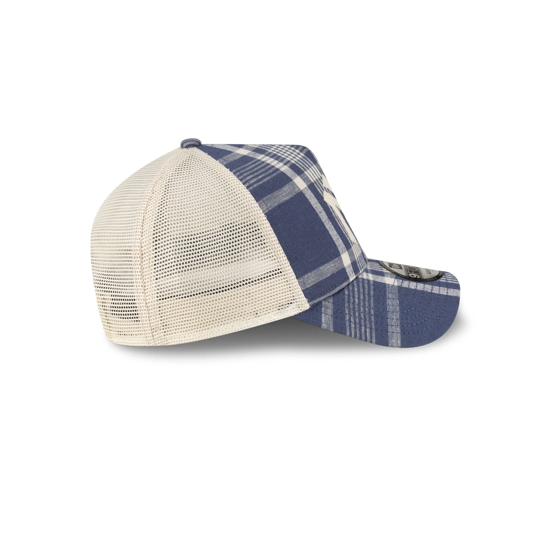 Ralph Lauren x New York Yankees Plaid 9FORTY A-Frame Trucker Hat
