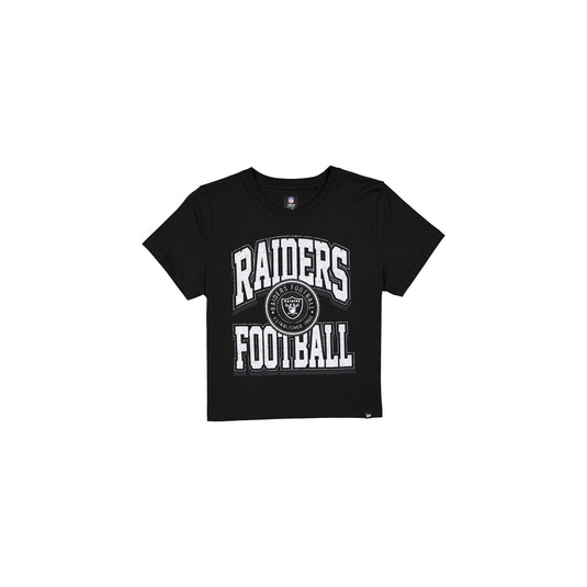 Las Vegas Raiders 2026 Training Women's Cropped T-Shirt - New Era Cap