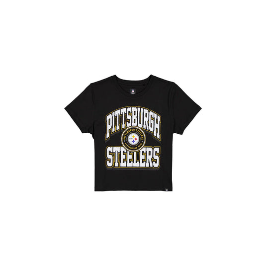 Pittsburgh Steelers 2026 Training Women's Cropped T-Shirt - New Era Cap