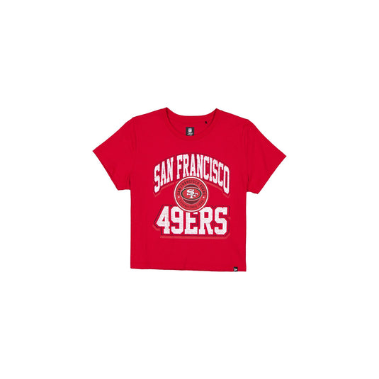 San Francisco 49ers 2026 Training Women's Cropped T-Shirt - New Era Cap