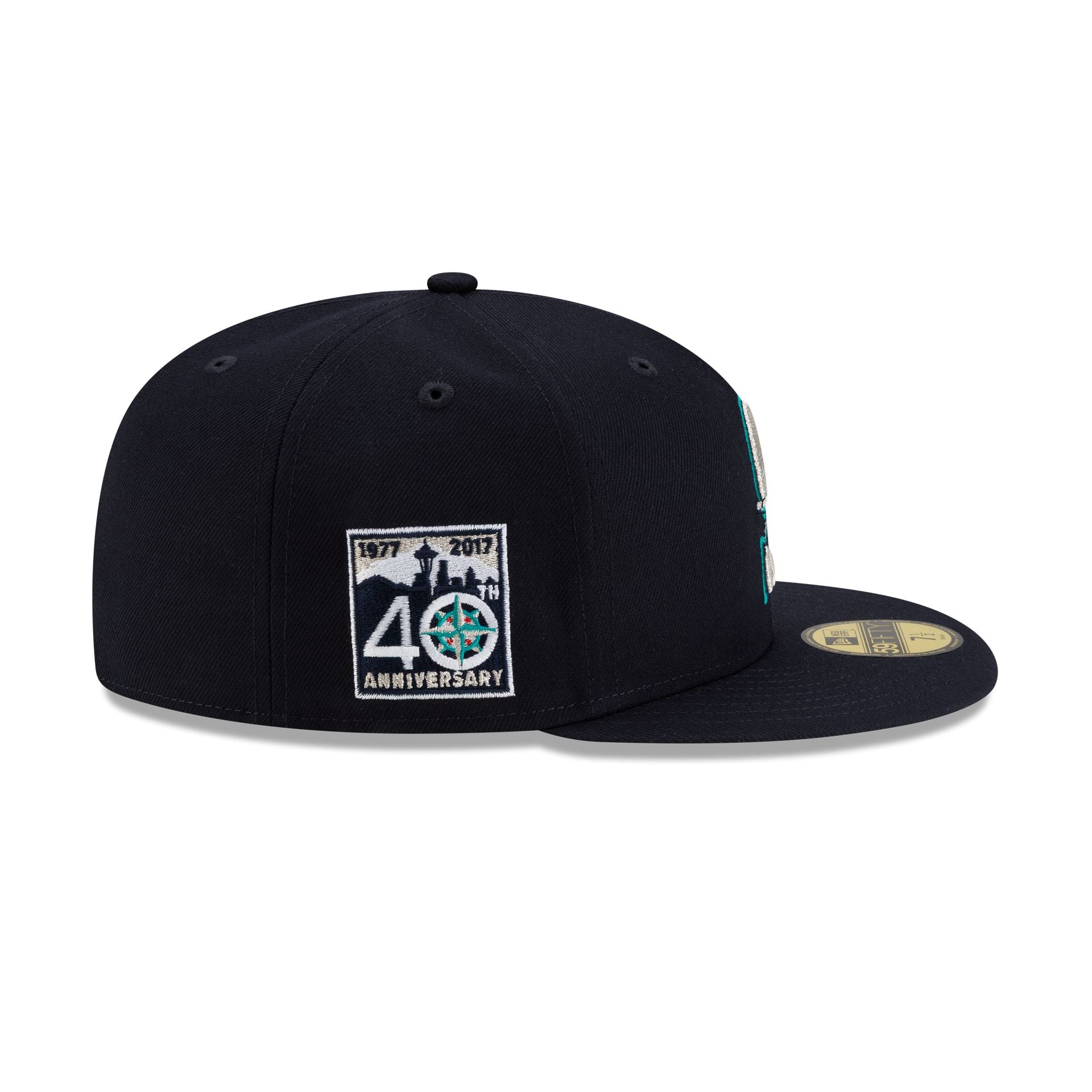Seattle Mariners Anniversary Sidepatch 59FIFTY Fitted Hat – New