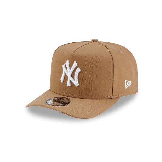 New York Yankees Basic Khaki 9FIFTY A-Frame Snapback Hat - New Era Cap