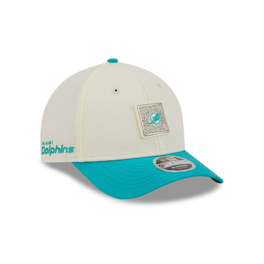 Miami Dolphins 2026 Training 9FORTY M-Crown Snapback Hat - New Era Cap