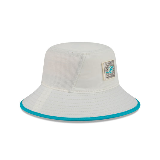 Miami Dolphins 2026 Training Stretch Bucket Hat - New Era Cap