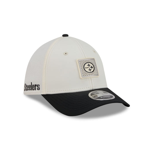 Pittsburgh Steelers 2026 Training 39THIRTY M-Crown Stretch-Fit Hat - New Era Cap