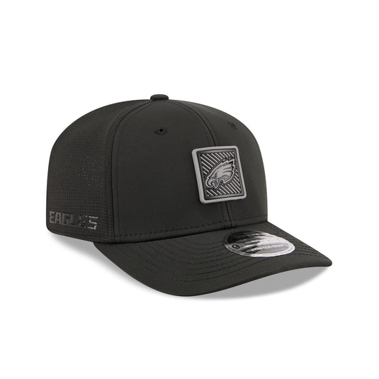 Philadelphia Eagles 2026 Training Black 9SEVENTY Stretch-Snap Hat - New Era Cap