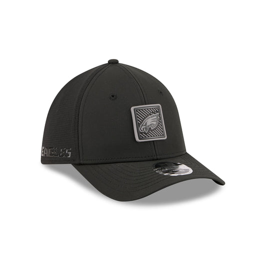 Philadelphia Eagles 2026 Training Black 39THIRTY M-Crown Stretch-Fit Hat - New Era Cap