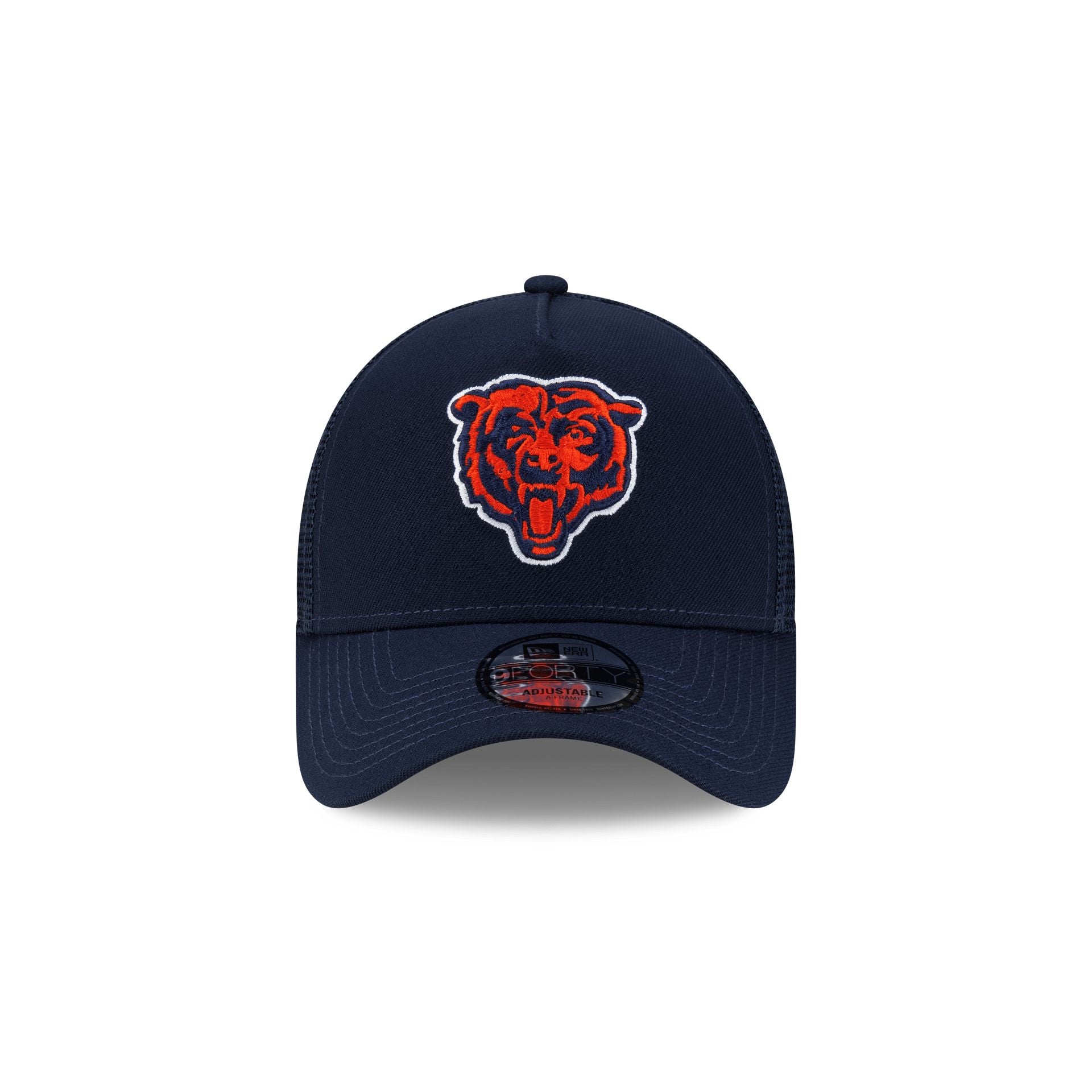 Chicago Bears Side Script 9FORTY A-Frame Trucker Hat – New Era Cap