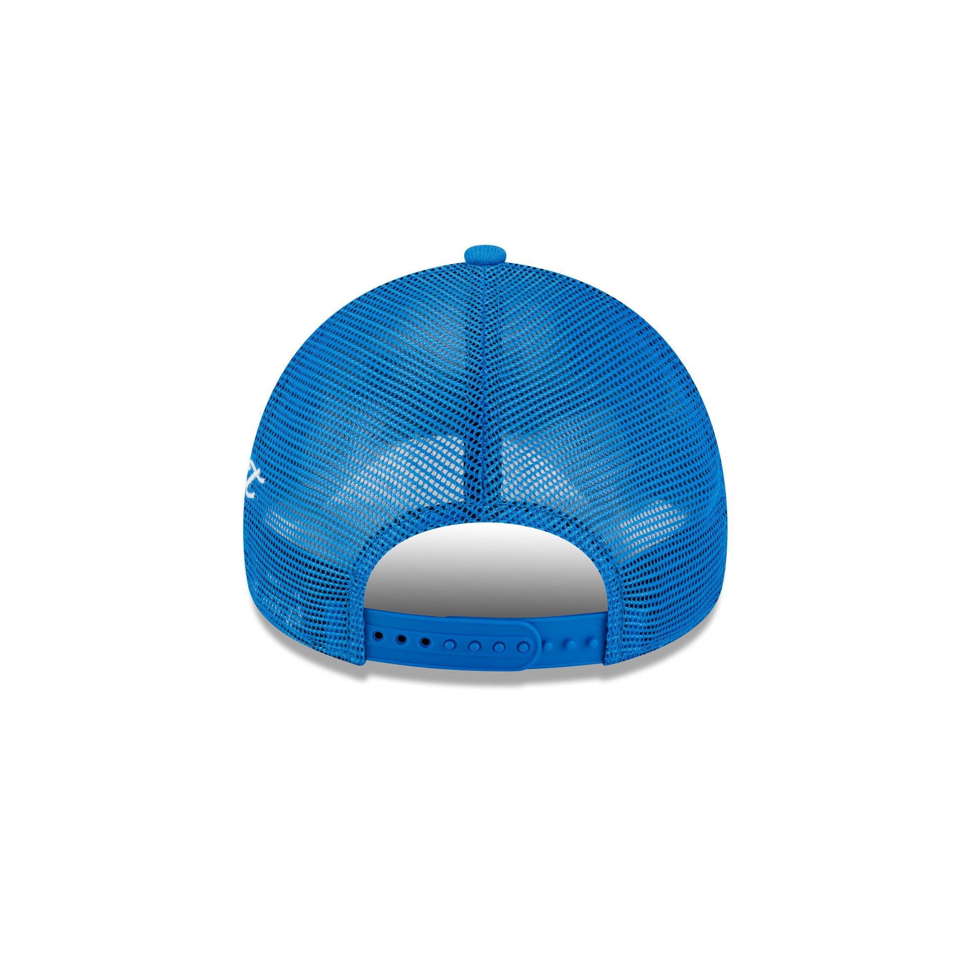 Detroit Lions Side Script 9FORTY A-Frame Trucker Hat