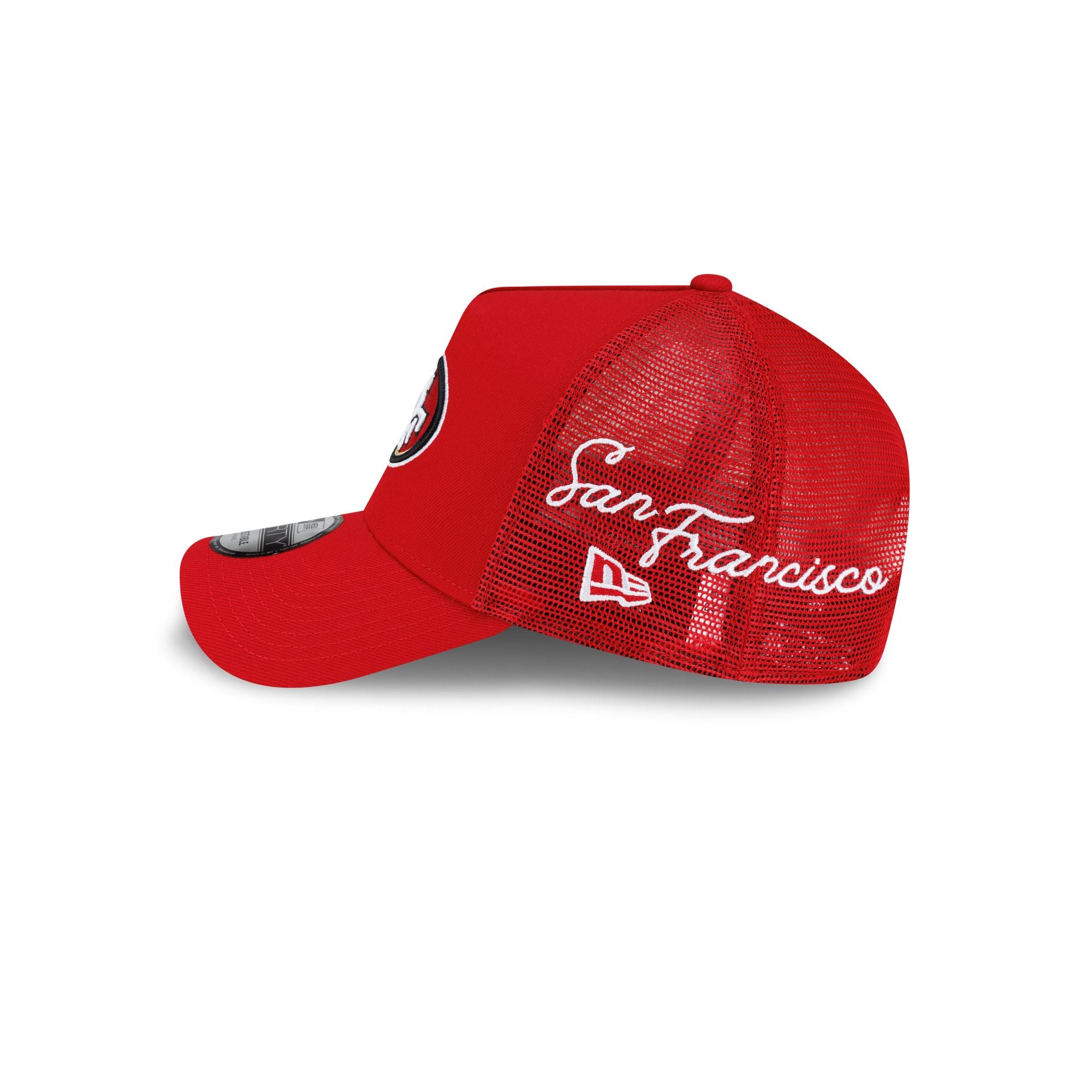 San Francisco 49ers Side Script 9FORTY A-Frame Trucker Hat