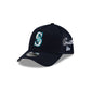 Seattle Mariners Side Script 9FORTY A-Frame Trucker Hat
