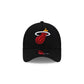 Miami Heat Side Script 9FORTY A-Frame Trucker Hat