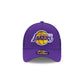 Los Angeles Lakers Side Script 9FORTY A-Frame Trucker Hat